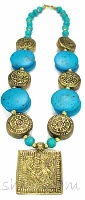 Indian ethnic necklace - click here for large view